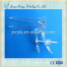 Disposable vaginal speculum center screw type